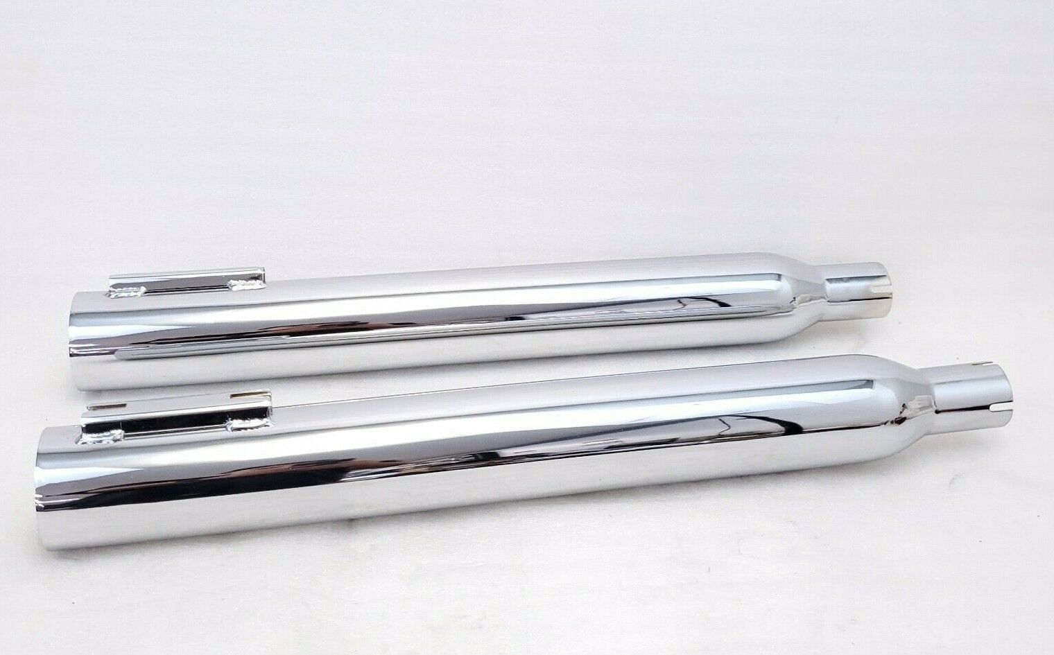 SAMSON Silver Bullet Shorty Mufflers Harley Touring Removable Tips DS-202020
