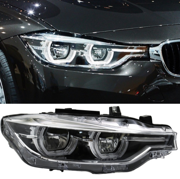 Right Side LED Headlight For 2016-2019 BMW 3 Series F30 328i 330i 320i W/O AFS