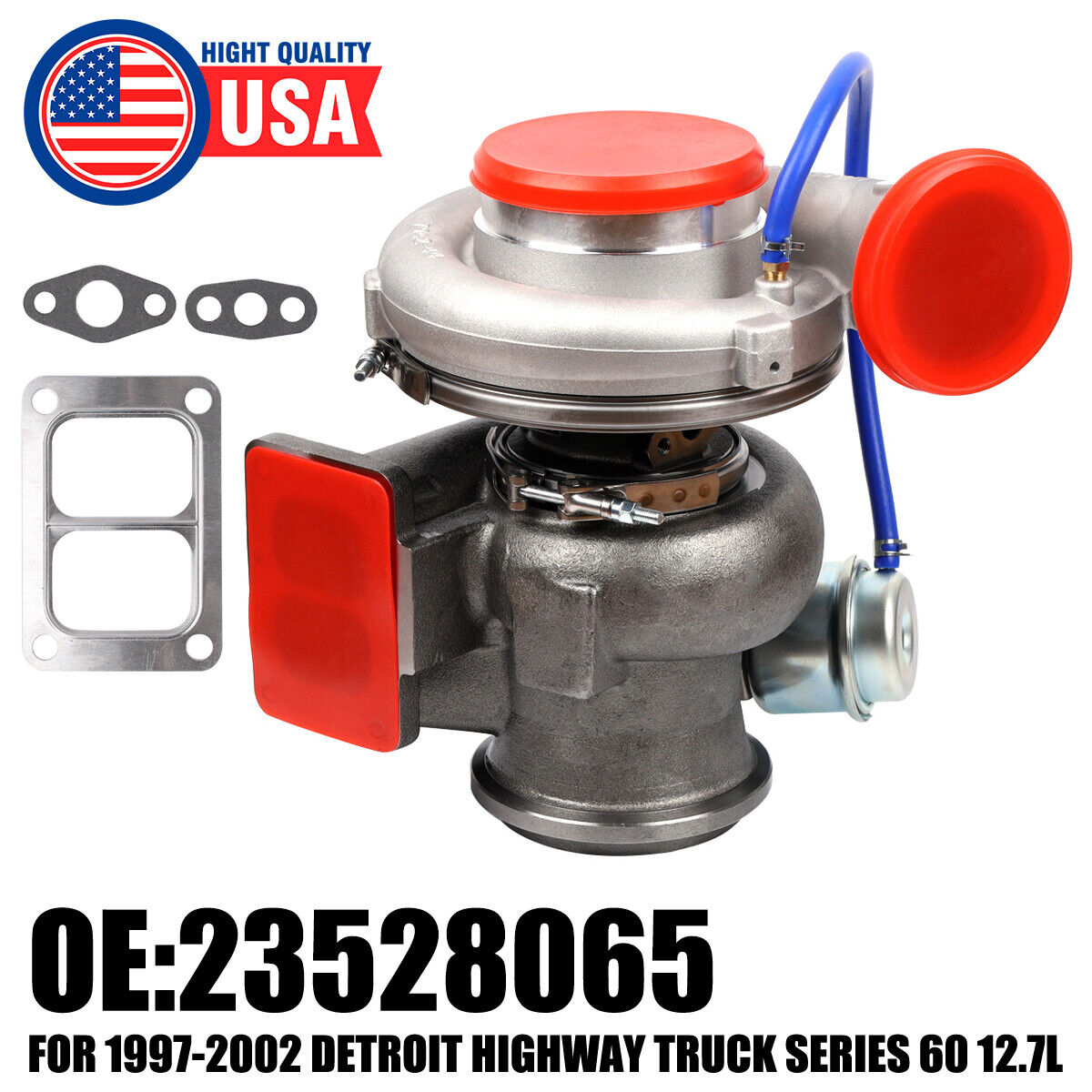Turbo Turbocharger For 97-02 Detroit Highway Truck Series 60 12.7L K31 23528065.