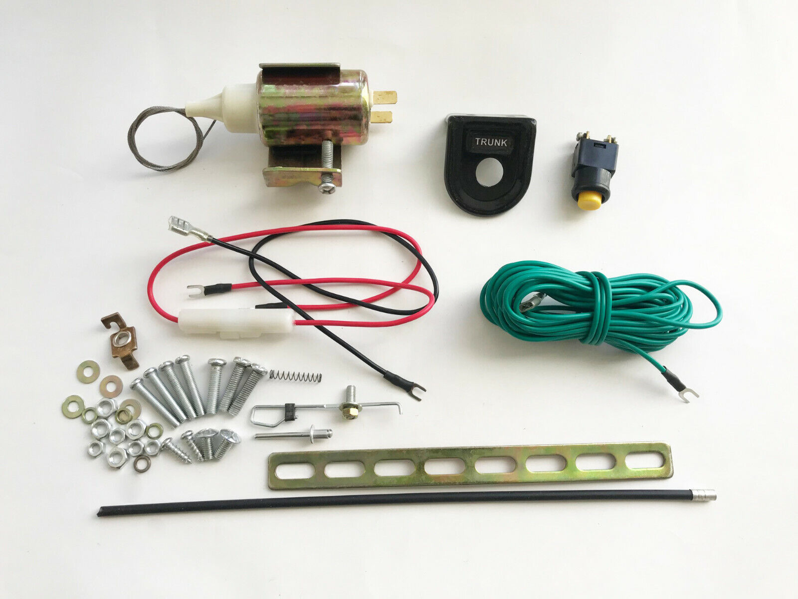 New15lbs. Universal Electric Power Trunk Release Solenoid Pop Open Kit  