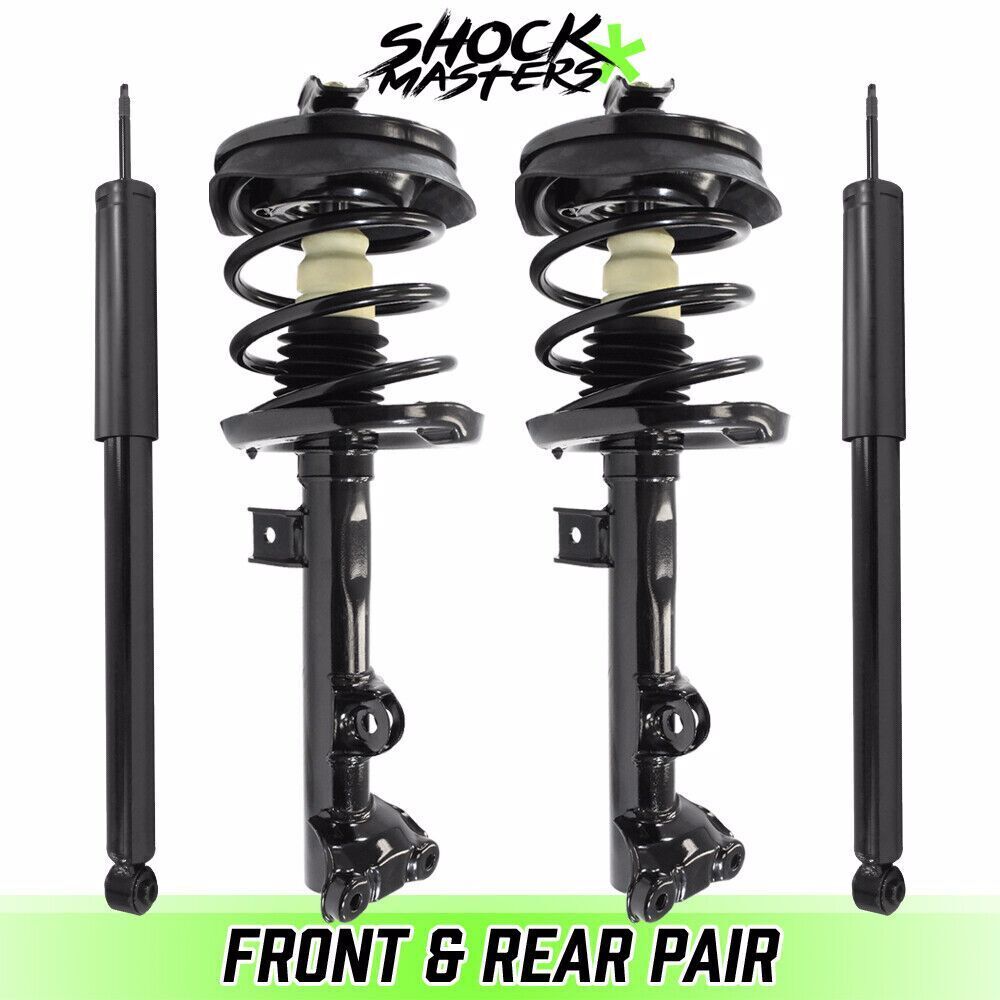 Front Quick Complete Struts & Rear Shocks for 2002-2007 Mercedes C230 RWD W203