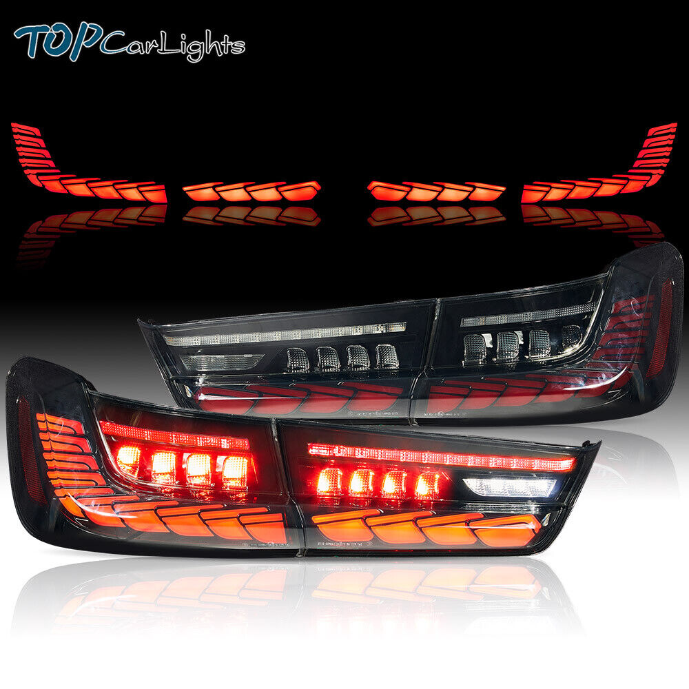 VLAND Smoked OLED Tail Lights For 2019-2022 BMW 3 Series G20 G80 M3 w/Sequential