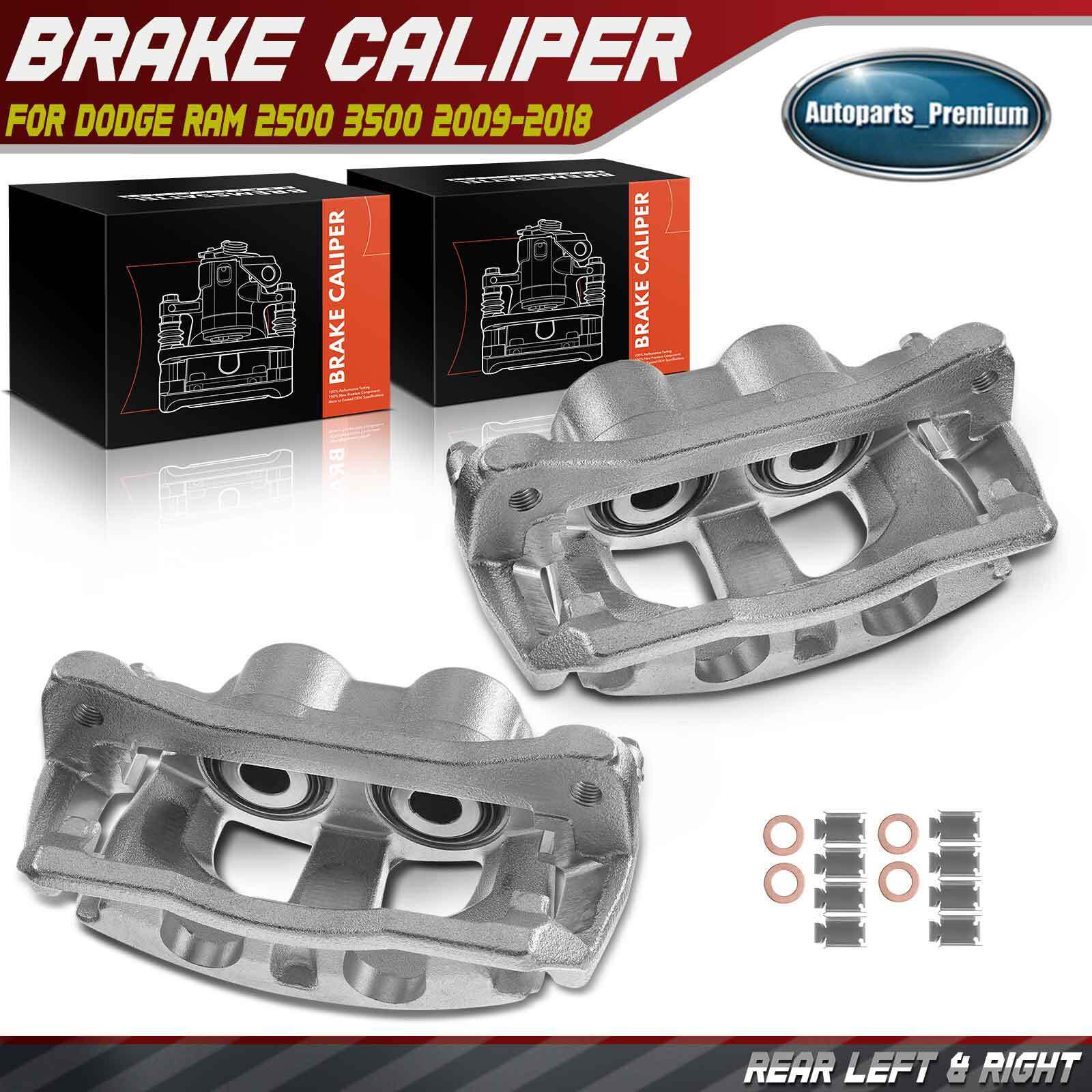 2x Brake Caliper with Bracket for Dodge Ram 2500 3500 Pickup Rear Left & Right