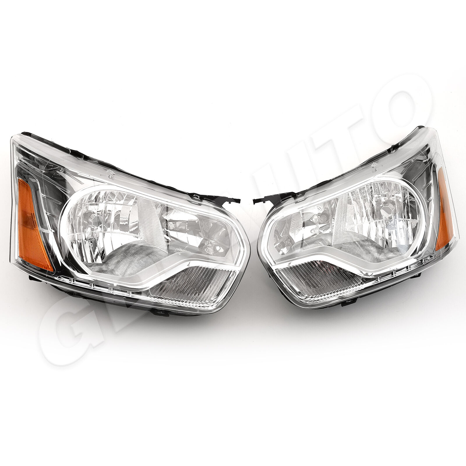 For 2014-2022 Ford Transit 150 250 350 Headlight Headlamp Left & Right Side Pair