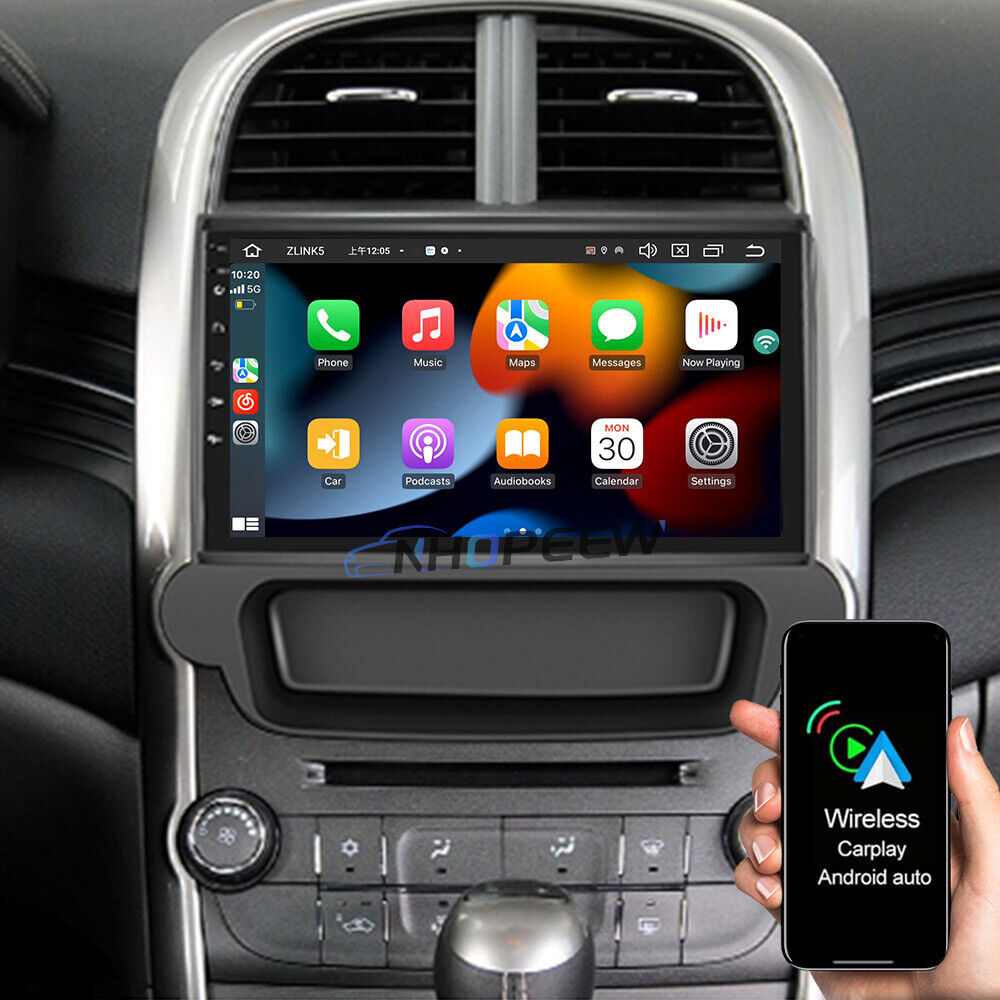 64GB Android 13 Car GPS NAVI Stereo Radio CarPlay For Chevrolet Malibu 2011-2015