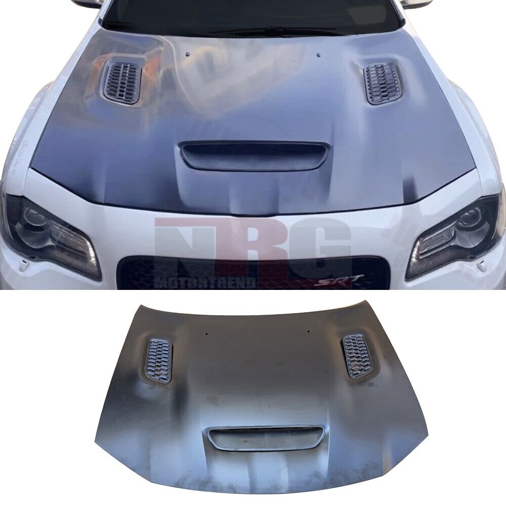 For 2011-2023 Chrysler 300 Redeye style ALUMINUM hood with vented bezel