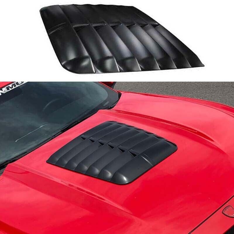 2015-2021 For Ford Mustang  GT500 Engine Hood Air Outlet Vent Cover Matte Black