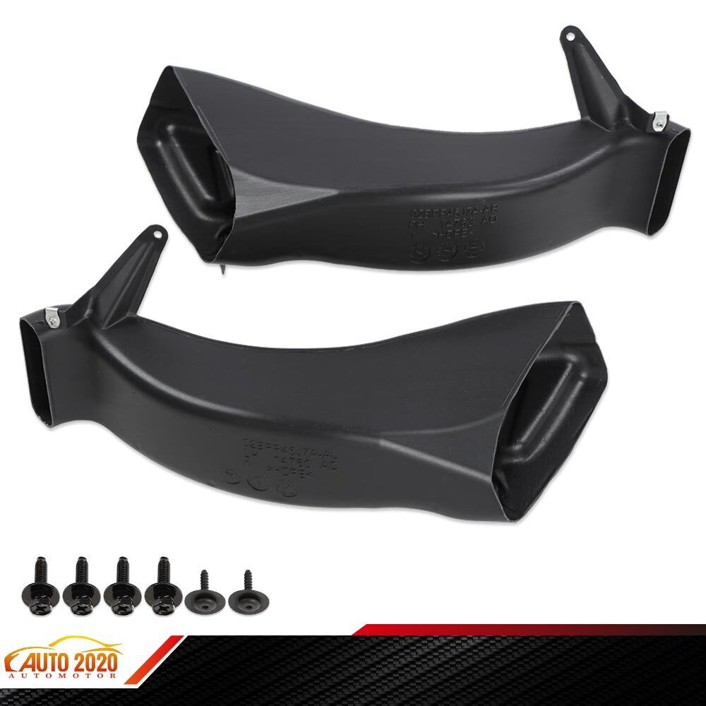 Fit For 2014-2019 Chevrolet C7 Corvette Z06 GM Pair Front Lower Brake Ducts Kit