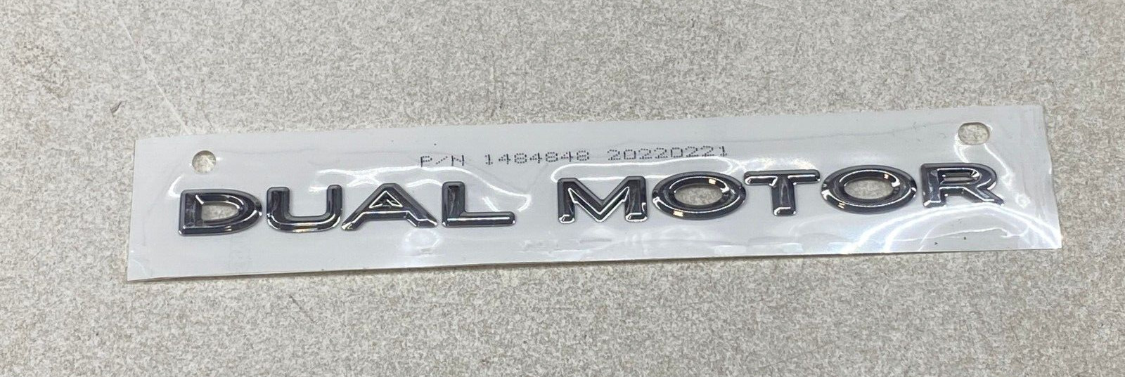 Tesla Model 3/Y Dual Motor Emblem Sticker 1484848 OEM