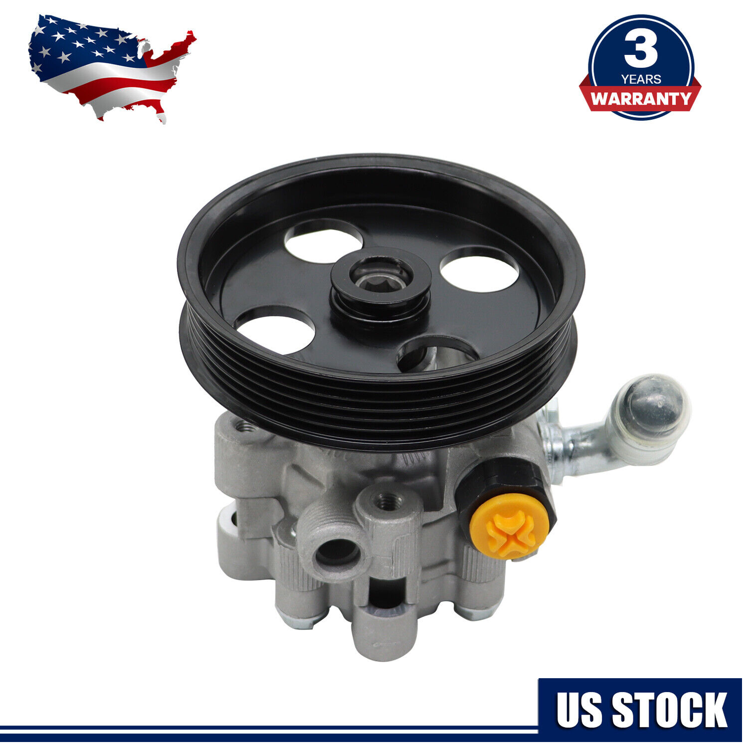 Power Steering Pump w/ Pulley for Chrysler 300 Dodge Challenger Charger Magnum