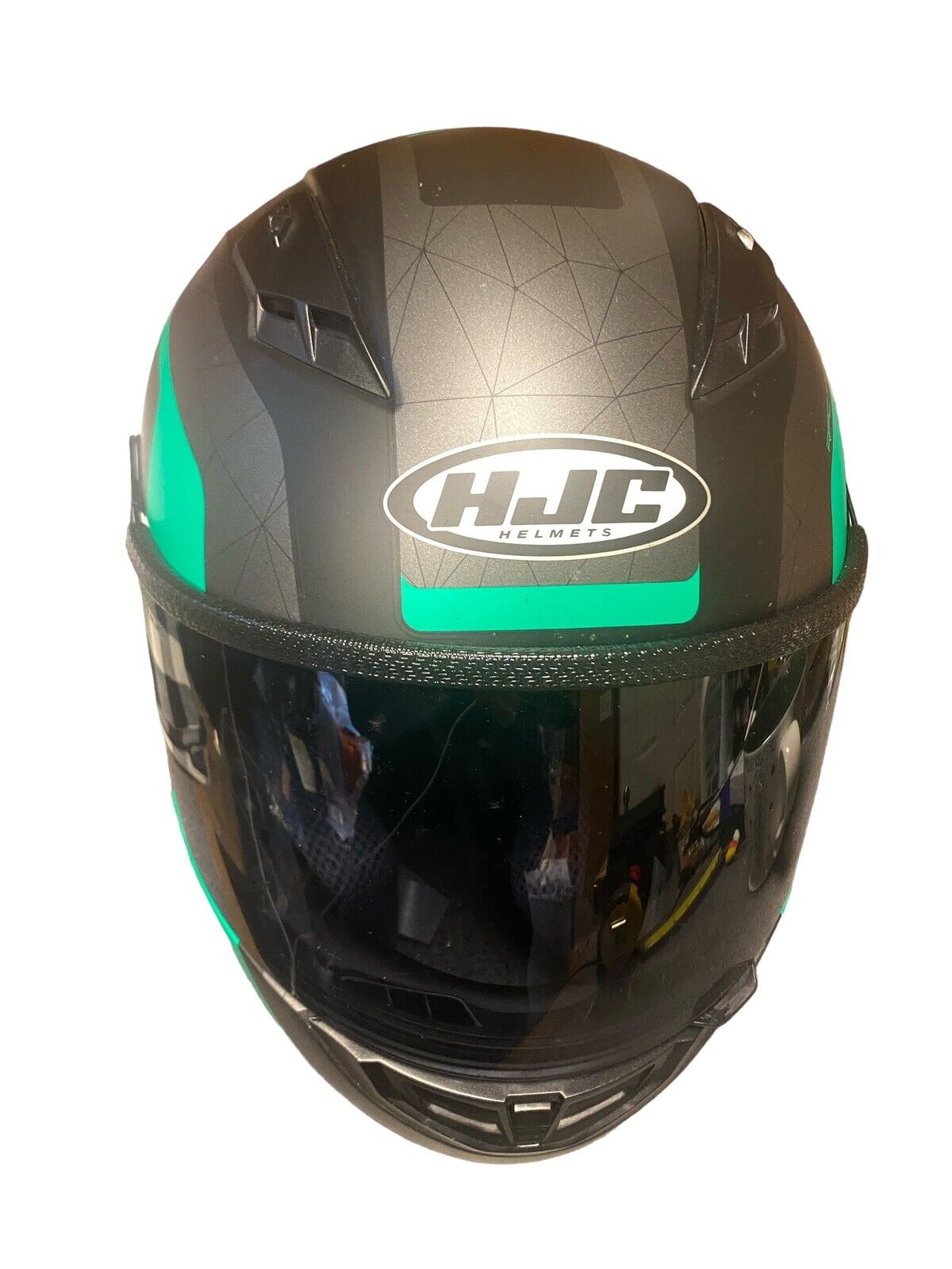 HJC CS-R3 Motorcycle Helmet Flat Matte Black Large  Full Face DOT CSR3