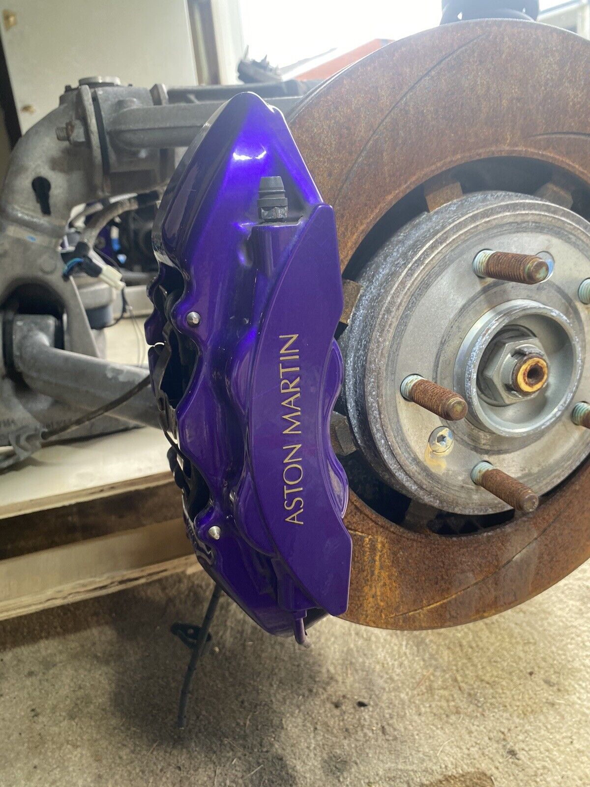 Rear Aston Martin Rapide Brake Calipers, Exotic Purple Color (CALIPERS ONLY)