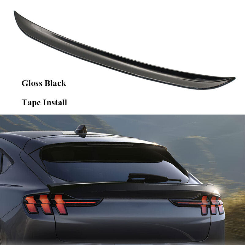 Rear Tailgate Roof Roofline Spoiler Wing Fit For FORD Mustang Mach-E 2021-2023