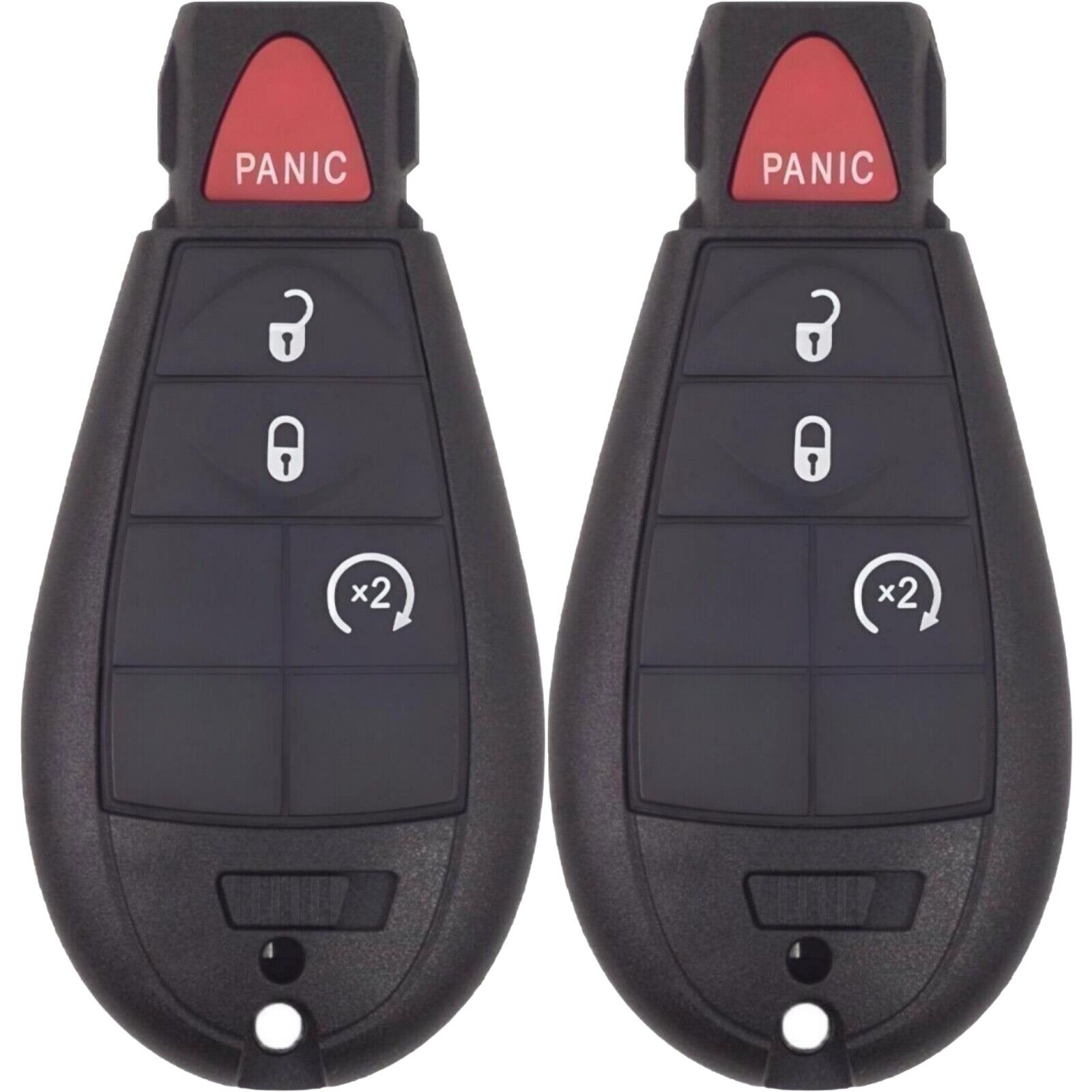 2x Keyless Remote New Key Fob Replacement For 2013-2024 Ram Pickup Truck GQ4-53T