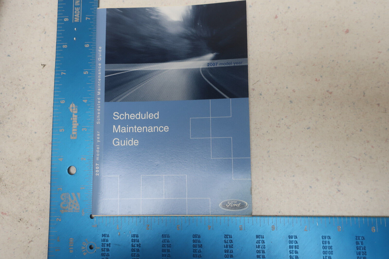 2007 07 FORD MAINTENANCE SERVICE GUIDE OWNER\'S MANUAL SUPPLEMENT BOOK S4