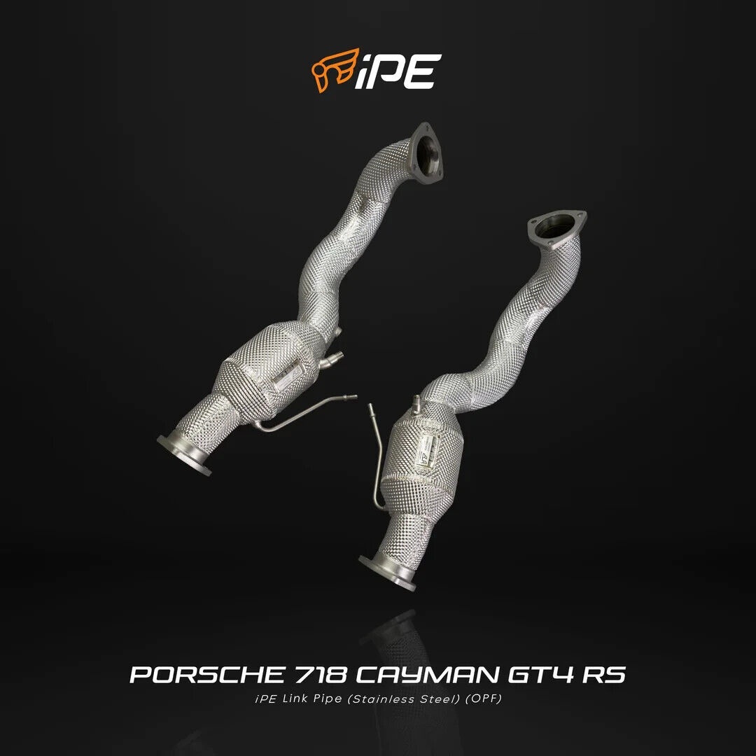 PORSCHE 718 Spyder RS / Cayman GT4 RS (982) iPE Over Axle Pipes Titanium