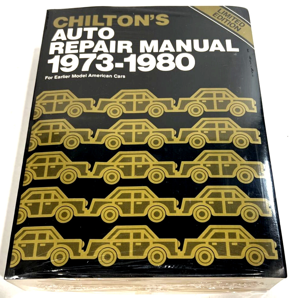 Vintage Chilton Auto Manual 1973-1980 American 7209 Limited Edition (SEALED)