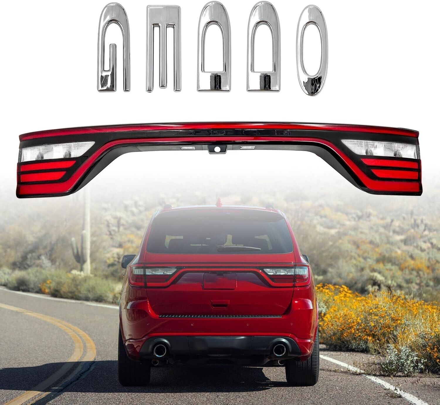 Fit For 2014-2022 Dodge Durango Liftgate Taillight Lamp W/Camera Hole 68453659AA
