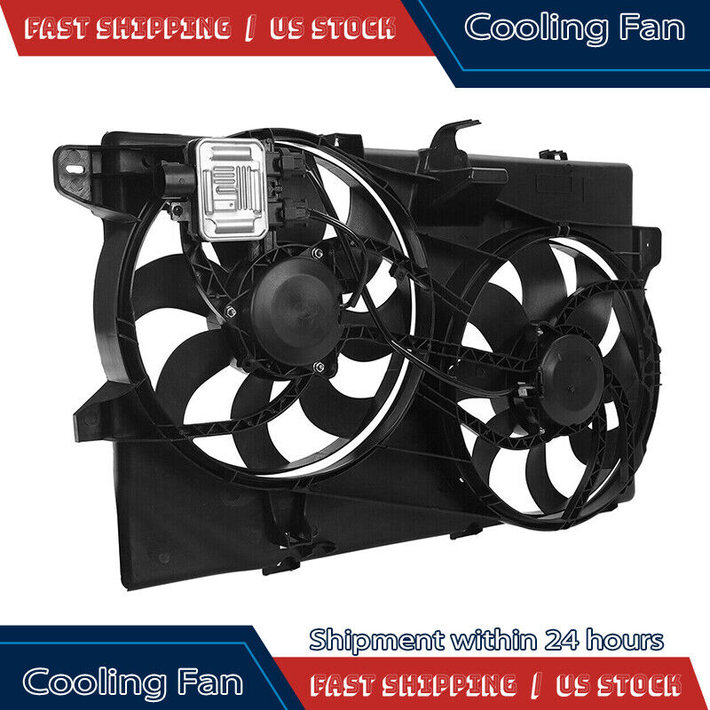 For 2007-2015 Ford Edge Lincoln MKX Radiator Condenser Cooling Fan 7T4Z8C607A