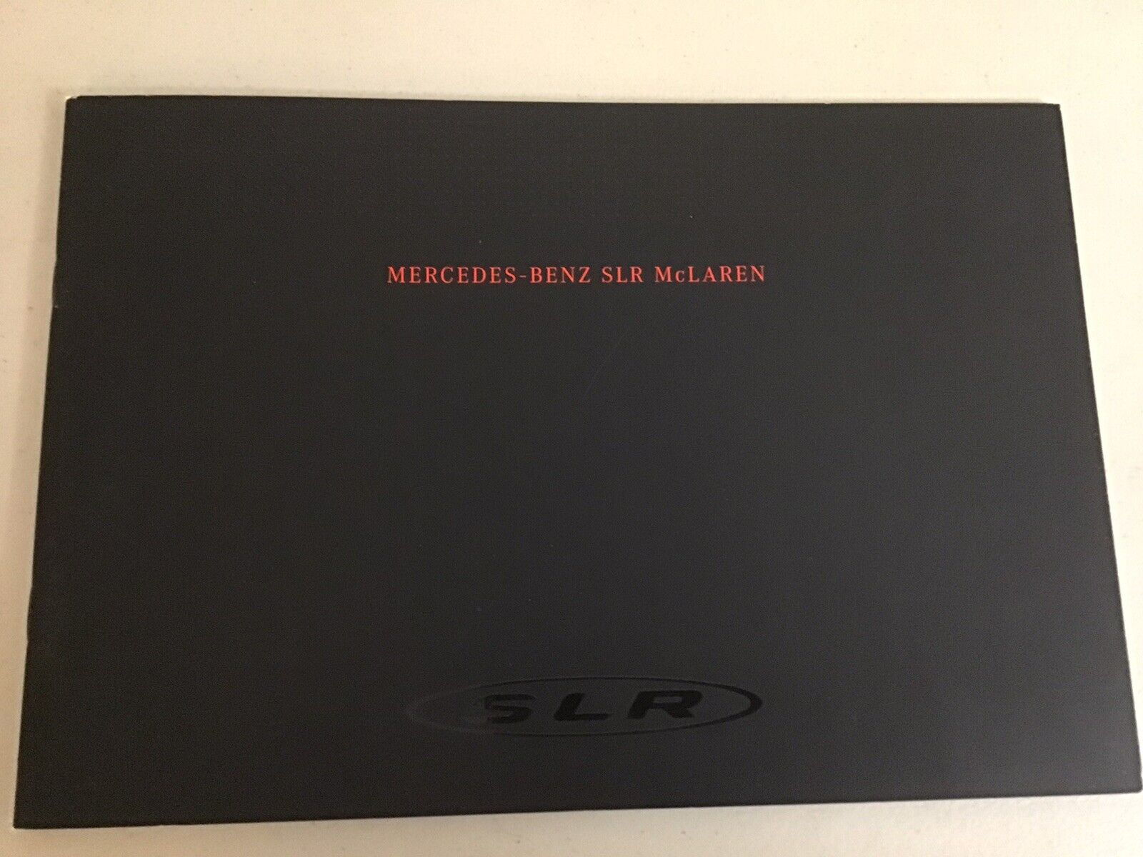 Mercedes-Benz SLR McLaren Small Sales Pamphlet 