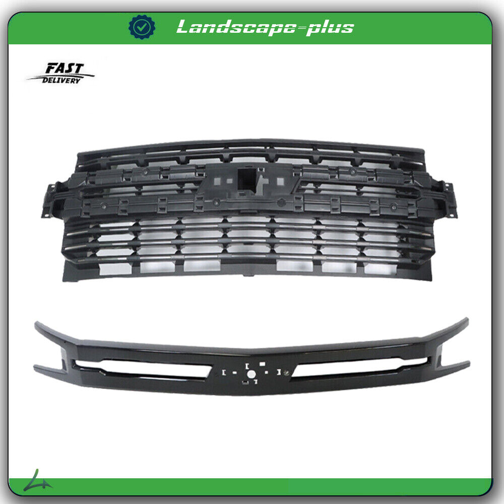 Fit For 2019-2022 Silverado 1500 Front Bmuper Grille Assembly 84493306 Black NEW