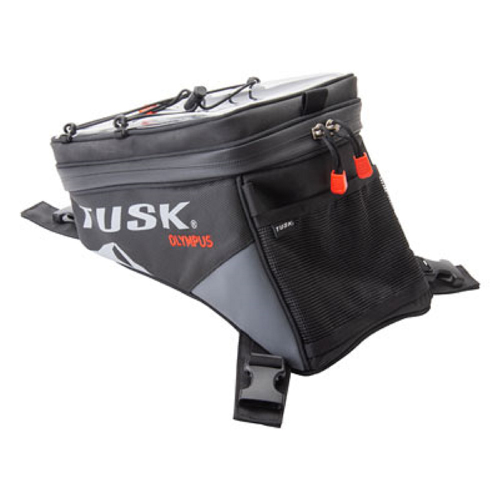 Tusk Racing Olympus Tank Bag Large Grey/Black