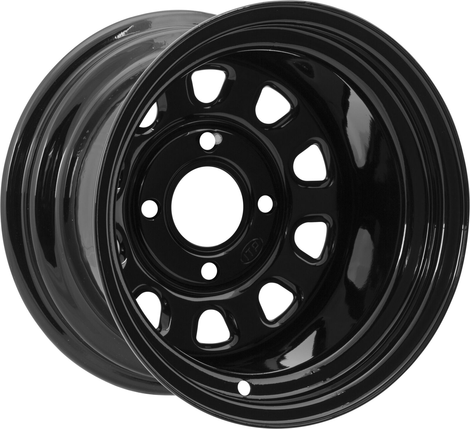 ITP (I.T.P.) Delta Steel Wheels Black 12x7, 2+5, 4/110 1225544014