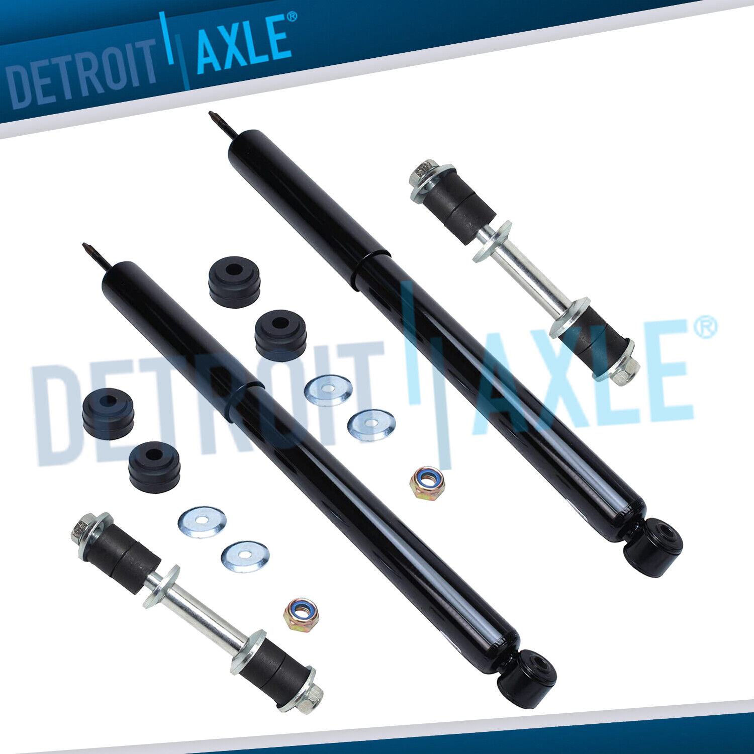 Ford Focus Shock Absorbers + Sway Bars Fits Rear Left & Right No Wagon or SVT