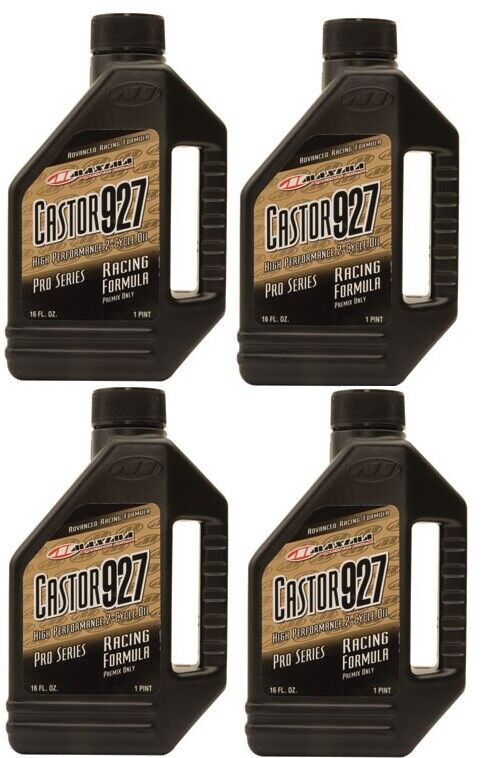 Maxima Racing Oils Castor 927 2-Stroke Oil - 16 oz ( 4 ) Pack - 2 Stroke - 23916