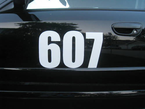 6 Custom Magnetic SCCA Solo Autocross Autox Numbers