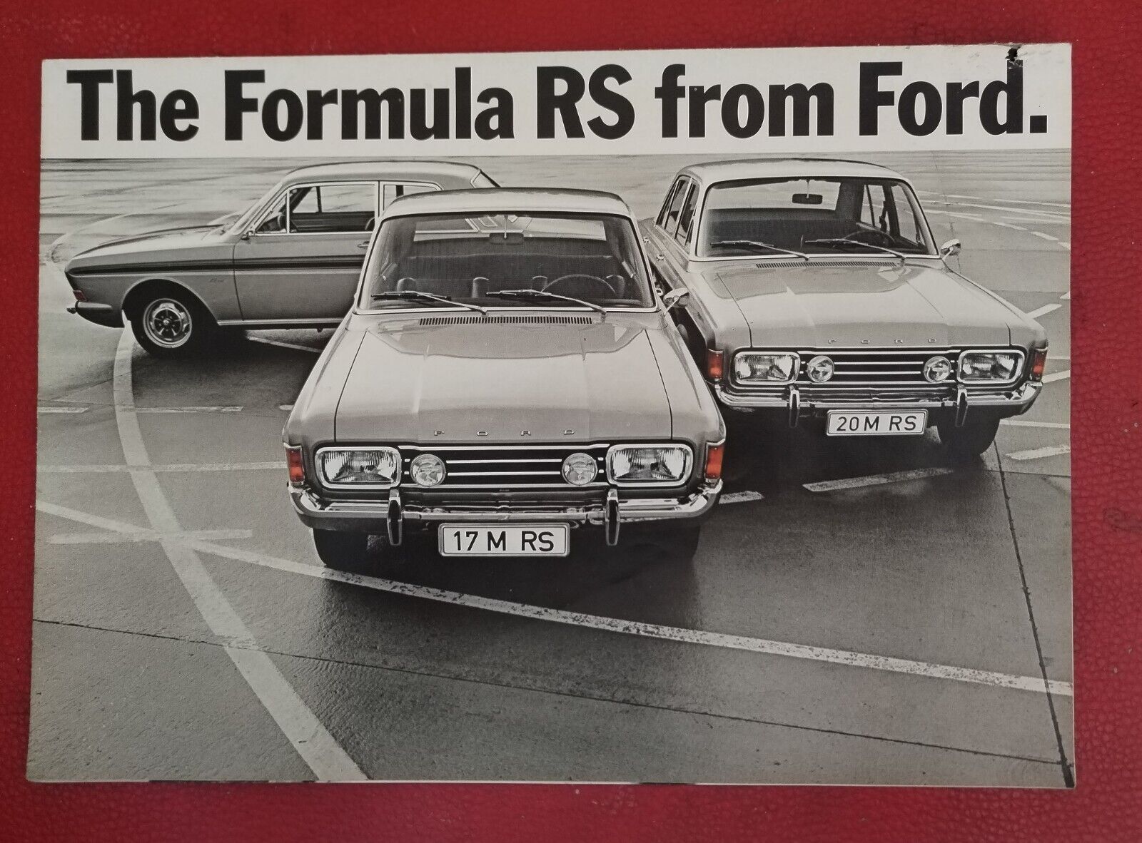 Ford RS 15M 17M 20M Brochure from 1969 Formula RS