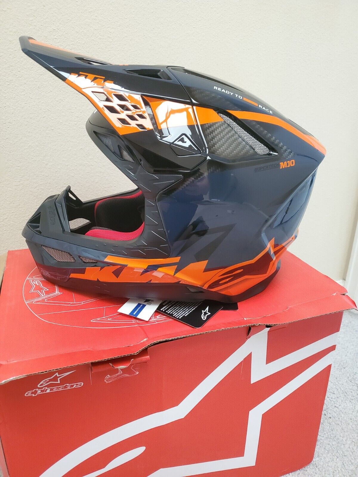 Ktm Alpinestars Supertech M10 helmet - Large