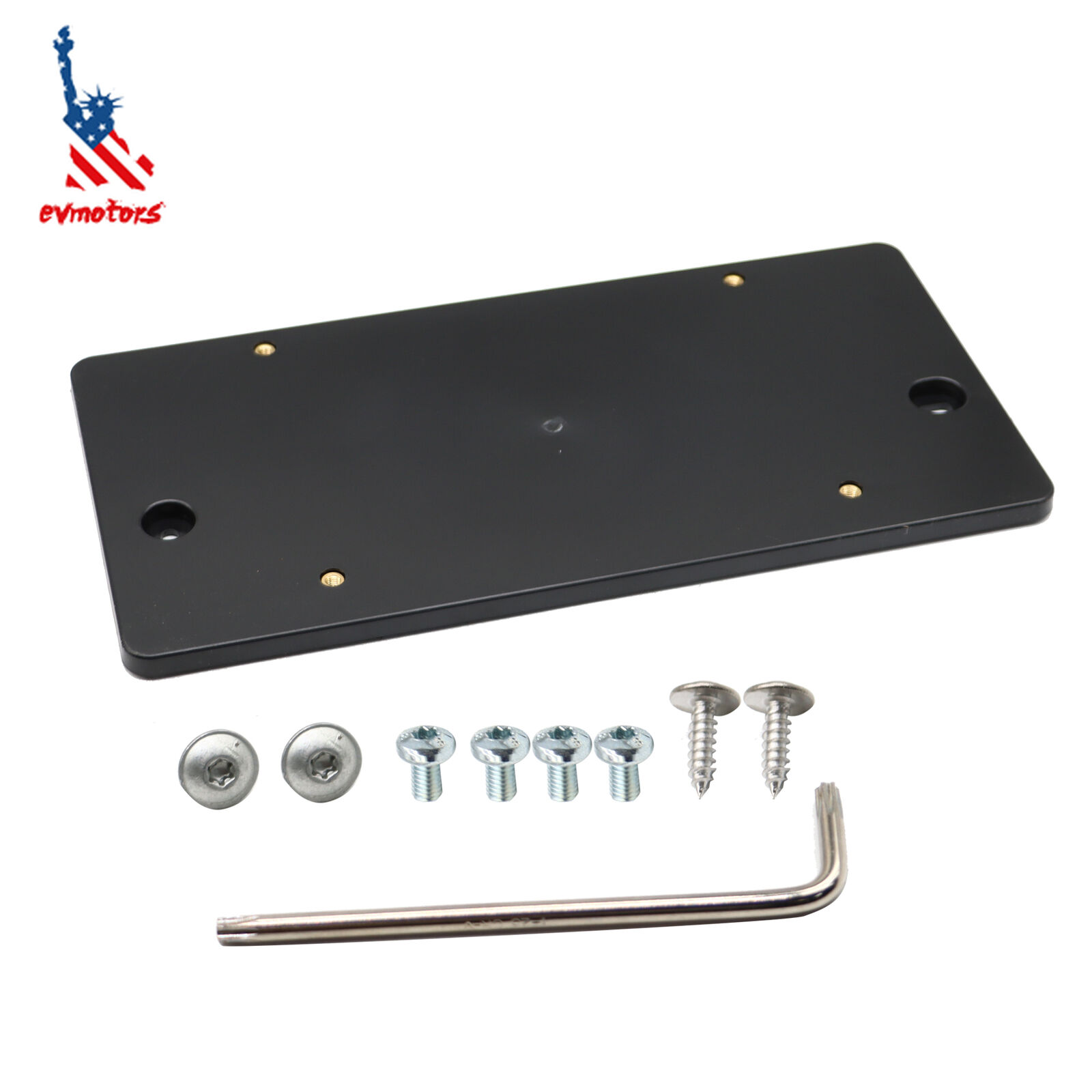Rear License Plate Tag Bracket With Screws For Audi A3 A4 A5 S3 S4 S5 Q5 RS5 SQ5