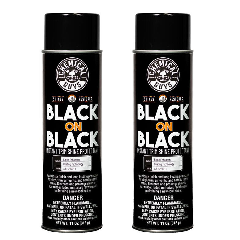 Chemical Guys - Black on Black Instant Shine Spray Dressing (2 Pack)