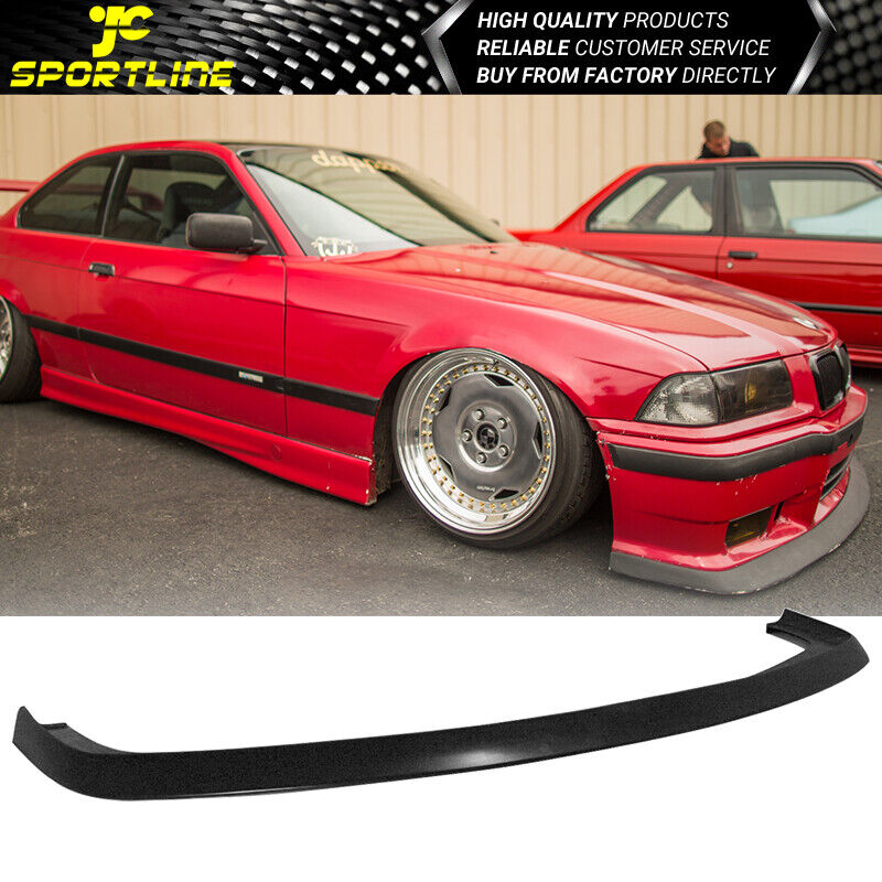 Fits 92-98 BMW E36 M3 Only 2Dr 4Dr AC Style Front Bumper Lip Spoiler - PU