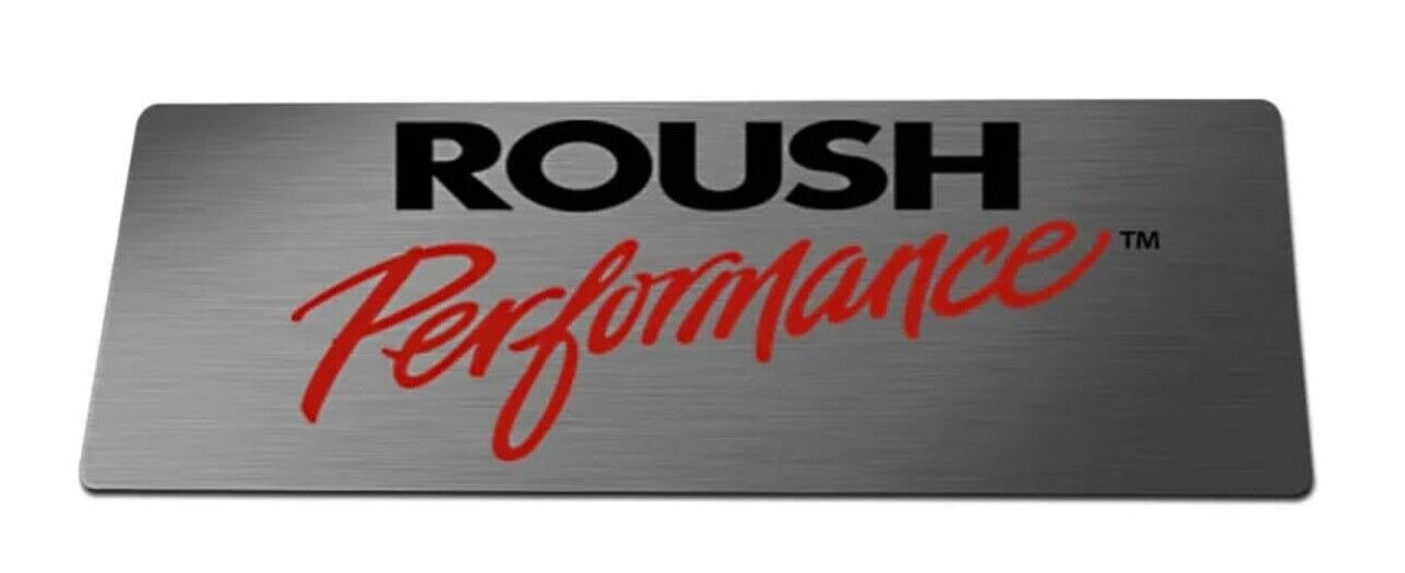 Jack Roush Performance Emblem Badge Polished Stainless Steel w/ Adhesive Back