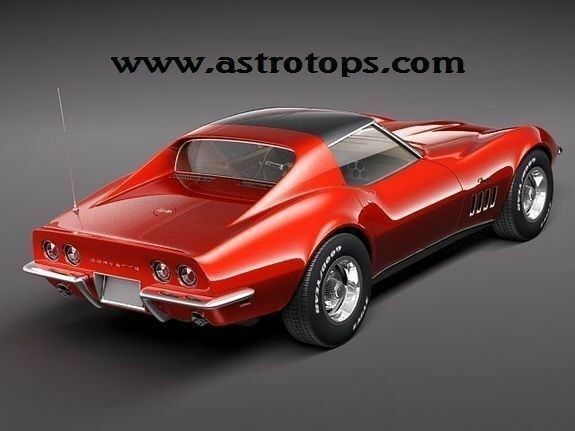 Astro 1  -  1968-1982 One piece Smoke Gray Corvette Race Roof