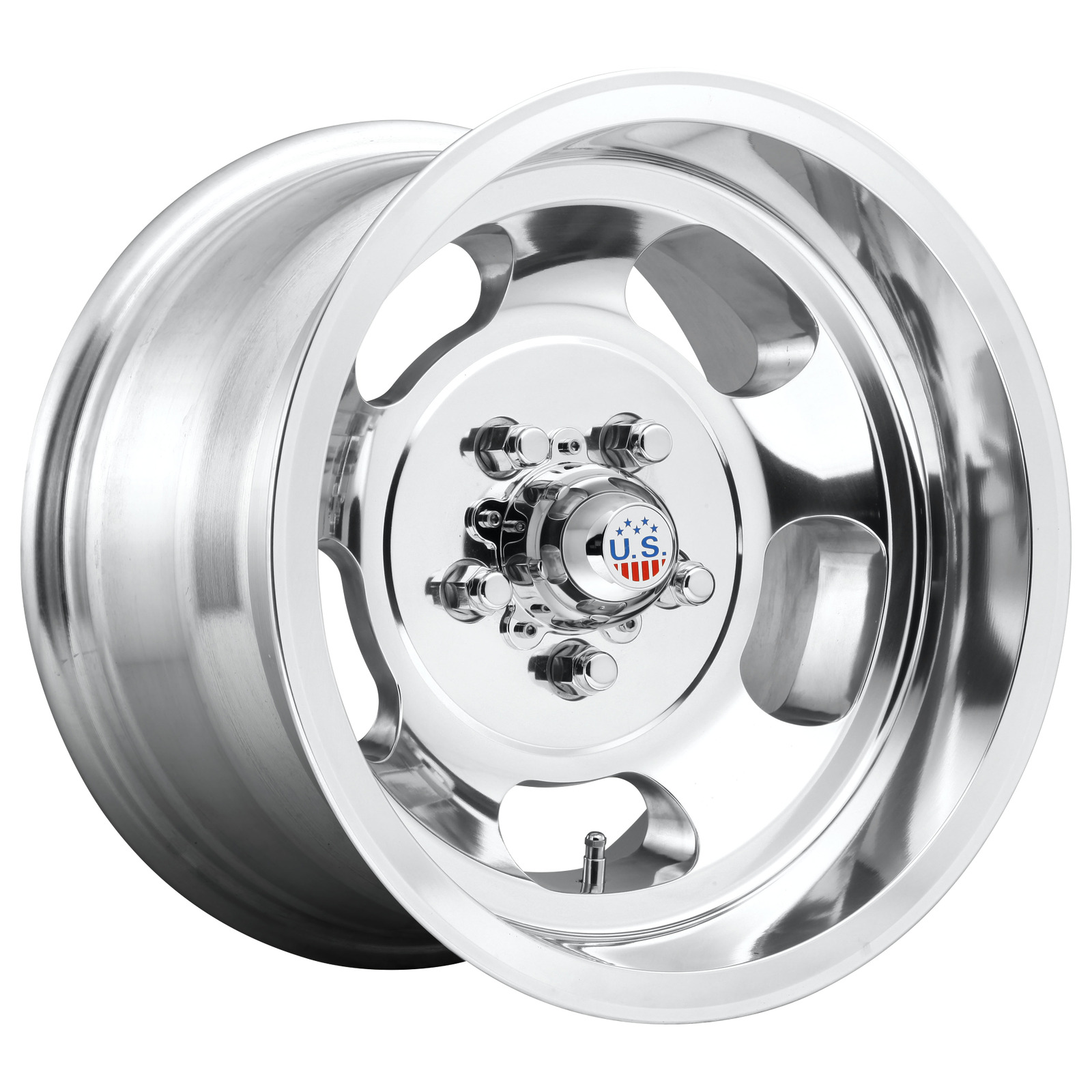 1 New 15X9 -12 5X139.7 Us Mag 1PC U101 Indy High Luster Polished Wheel/Rim