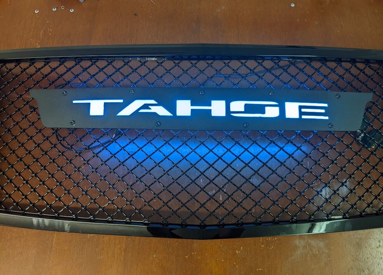 Custom Full Color Remote LED 2015-2020 Chevy Tahoe DIY Grille Badge *Read Desc*