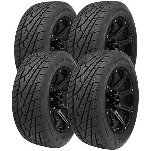 (QTY 4) 305/35R24 VENOM Power Ragnarok GTS 112V XL Black Wall Tires