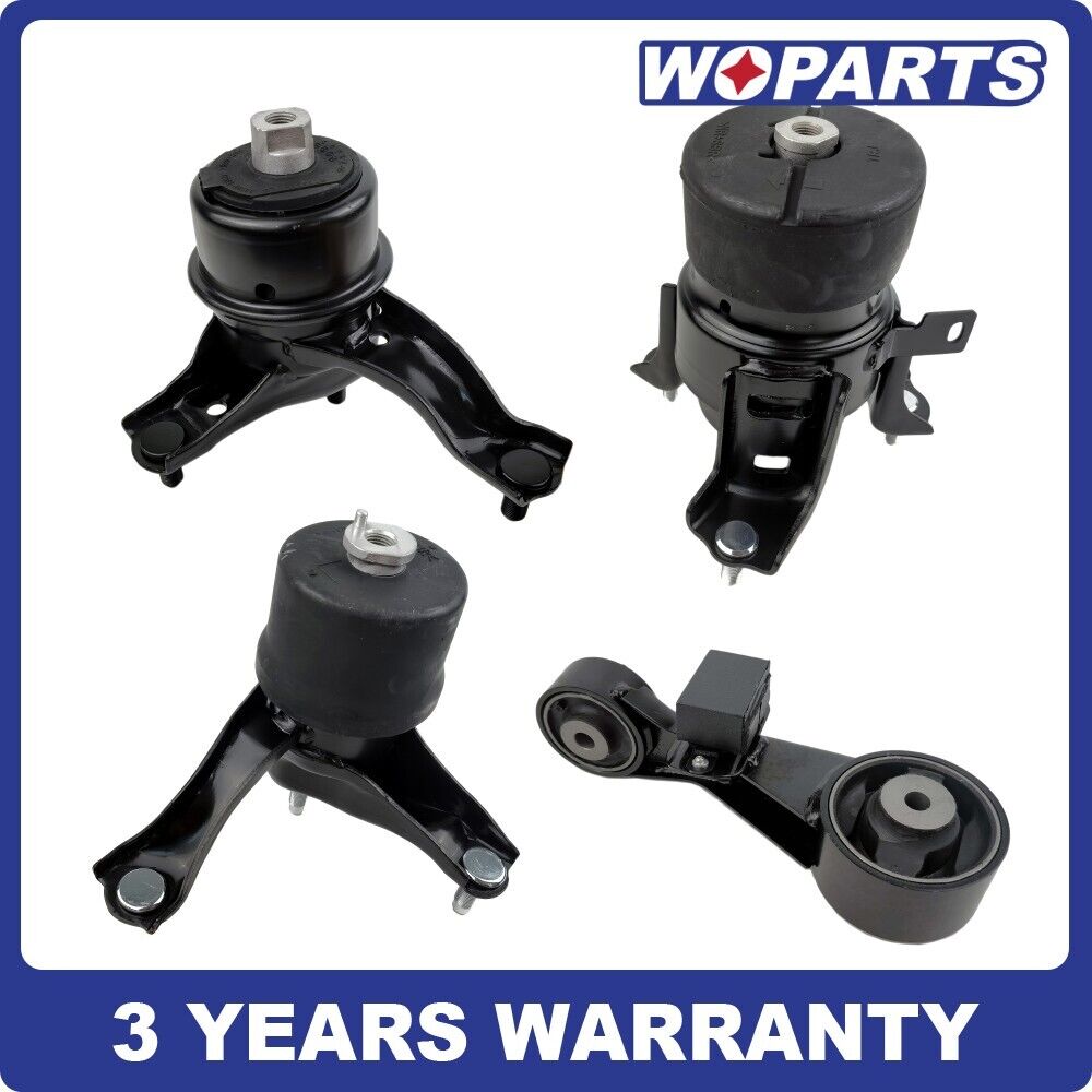 4PC Engine Motor & Trans Mount Set Fit For 2010-2011 Toyota Camry 2.5L Auto