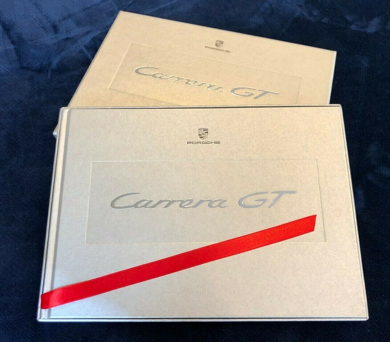 Porsche Carrera GT Factory Hardback Brochure in Original Sealed Box 