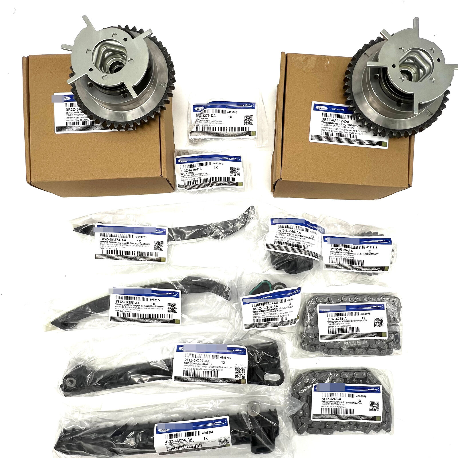 2000-2010 TIMING CHAIN KIT 11 PIECES NEW FORD  F-250-550 5.4L V8 24V OHV