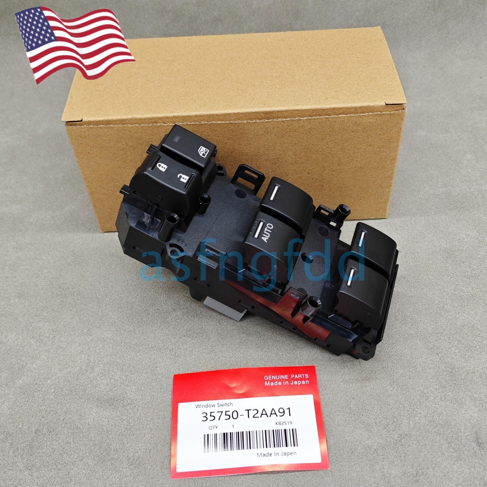 OEM Left Front Driver Master Window Switch 35750T2AA91 For 2013-17 Honda Accord