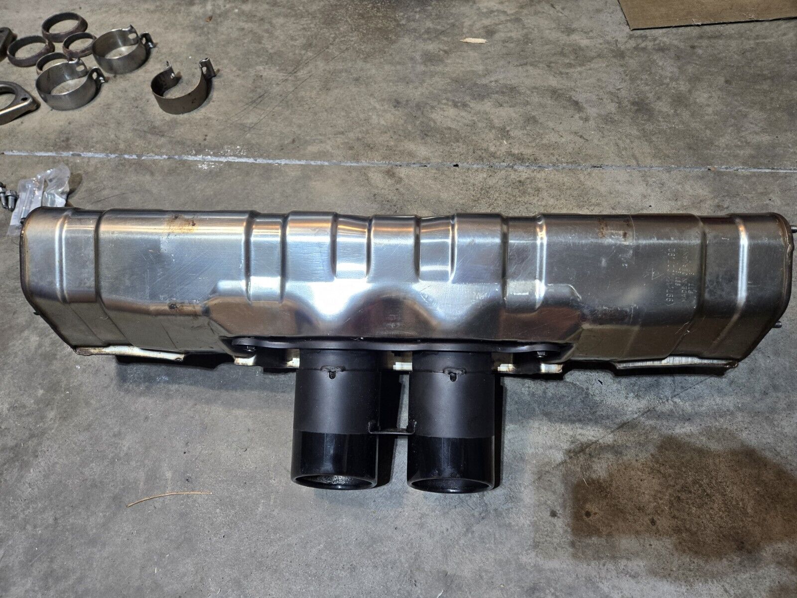 Muffler For 911 991.2 Gt3 Without Tips.  Tips Not Included