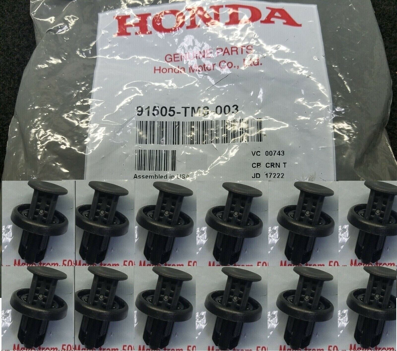20PCK GENUINE for HONDA BUMPER / UNDER COVER RETAINER CLIP 91505-TM8-003