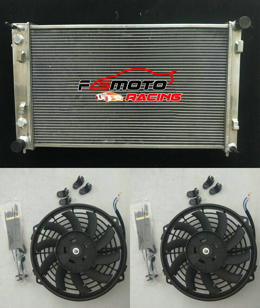 Aluminum Radiator +Fans For Pontiac GTO Vauxhall Monaro Coupe 5.7L 350 V8 GAS 04