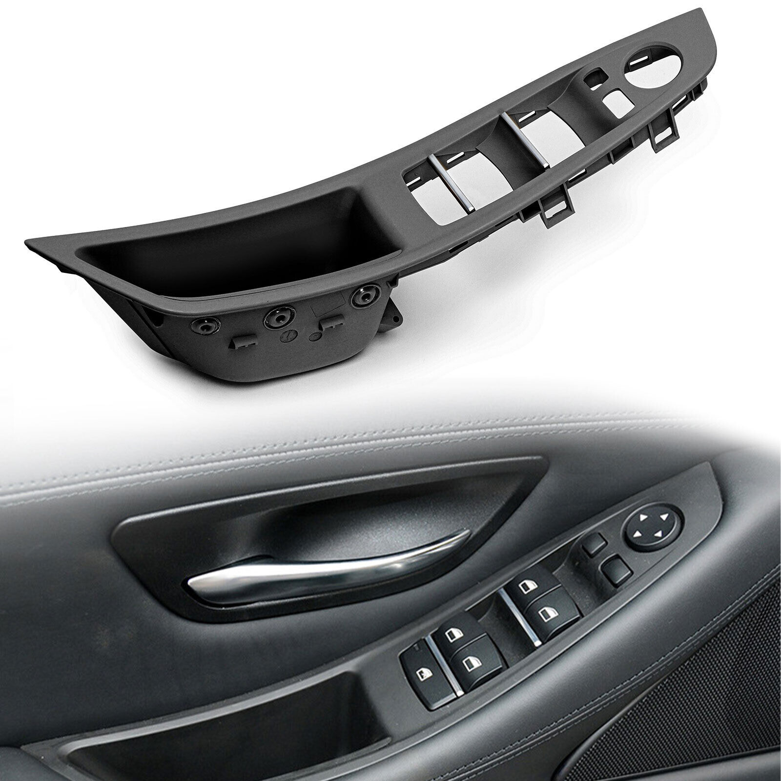 Door Switch Panel Handle Pull Inner Trim Left Front for BMW 5 Series F10 10-17