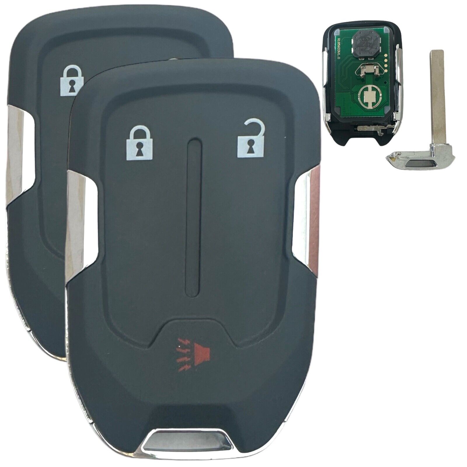 2x New Replacement Proximity Key Fob for 2020-2022 GMC Acadia. HYQ1ES 433 MHz.