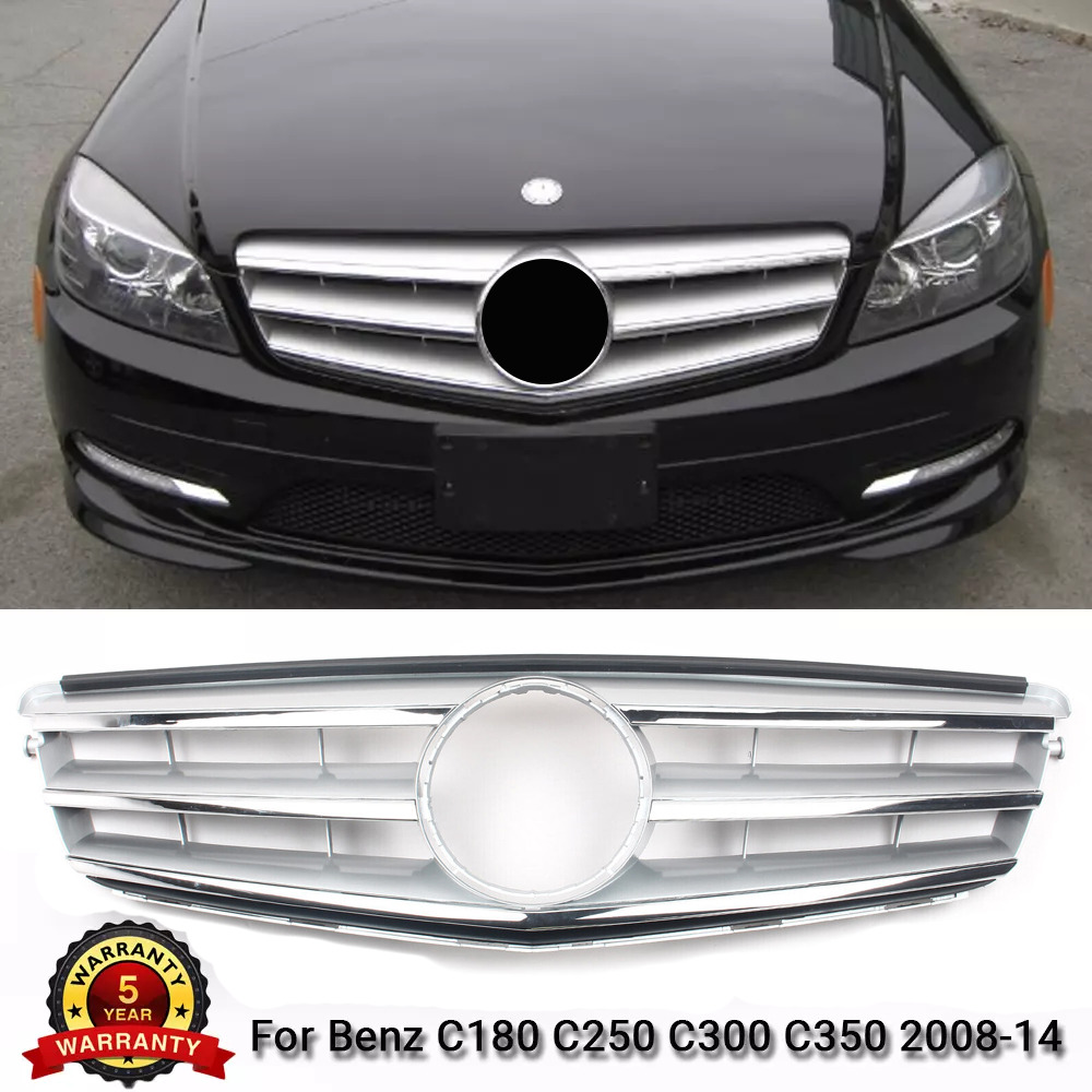 Sports Style Grille For Mercedes-Benz W204 C250 C180 C300 C350 2008-2014 W/Star